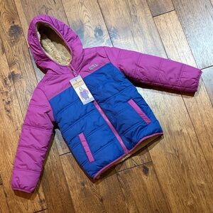 Eddie Bauer Kids Puffer Jacket - Pink and Blue